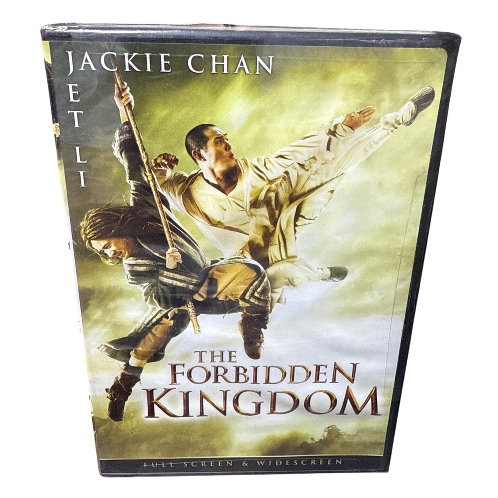 The Forbidden Kingdom DVD Jackie Chan Jet Li Full Screen Widescreen